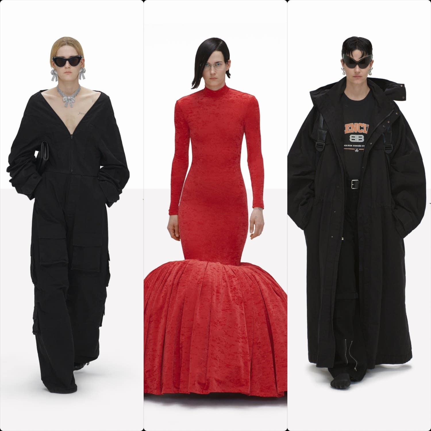 Balenciaga Klone Frühling Sommer 2022 von RUNWAY MAGAZIN