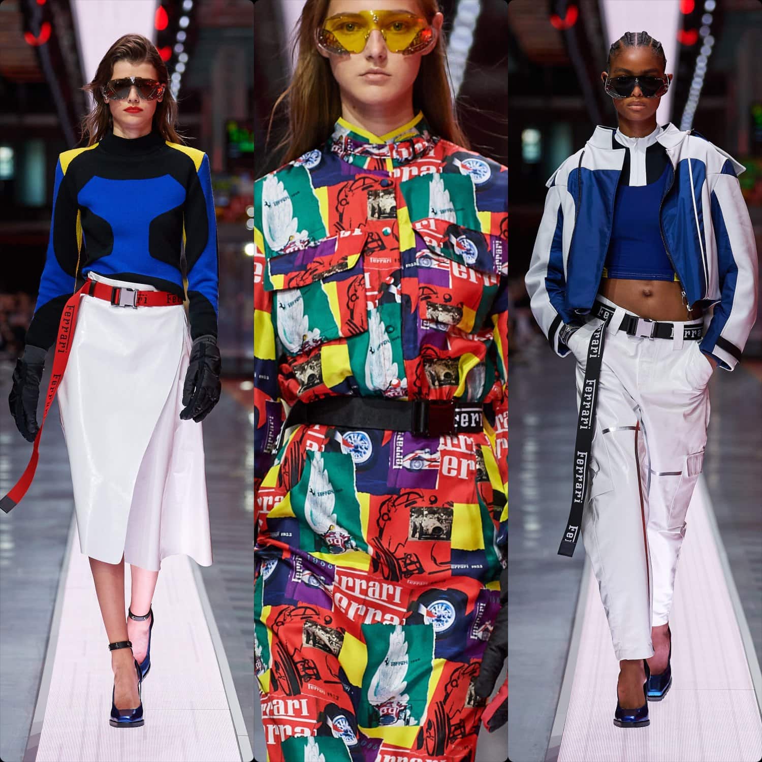Ferrari First Fashion Show Primavera Verano 2022 por RUNWAY REVISTA