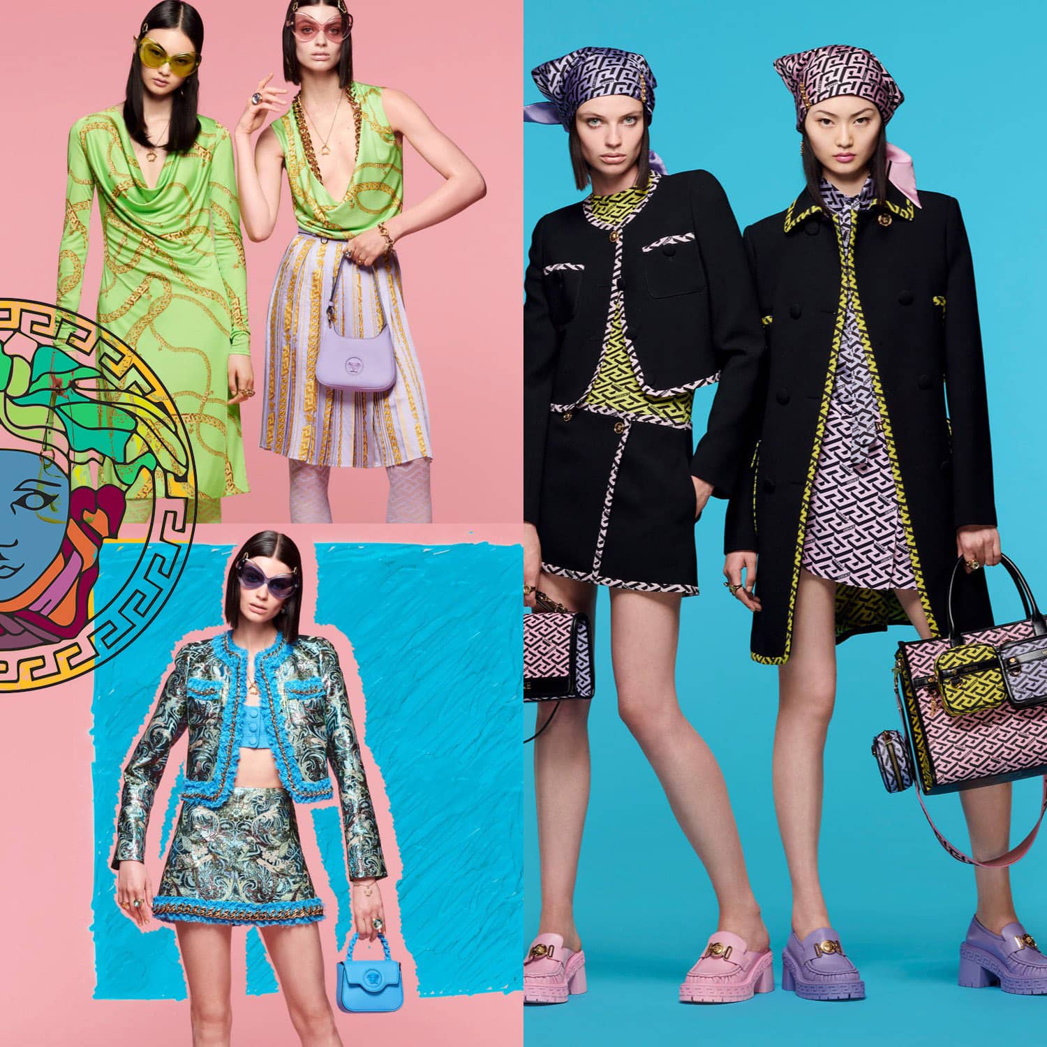 Versace Cruise 2022 Resort por RUNWAY REVISTA