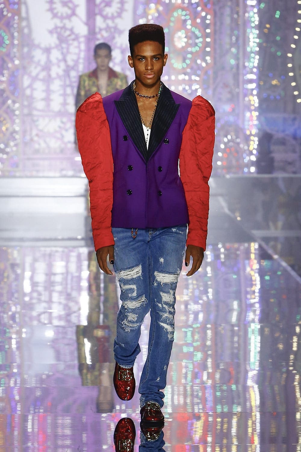 Dolce Gabbana Uomo Primavera Estate 2022 Light Therapy by RUNWAY MAGAZINE