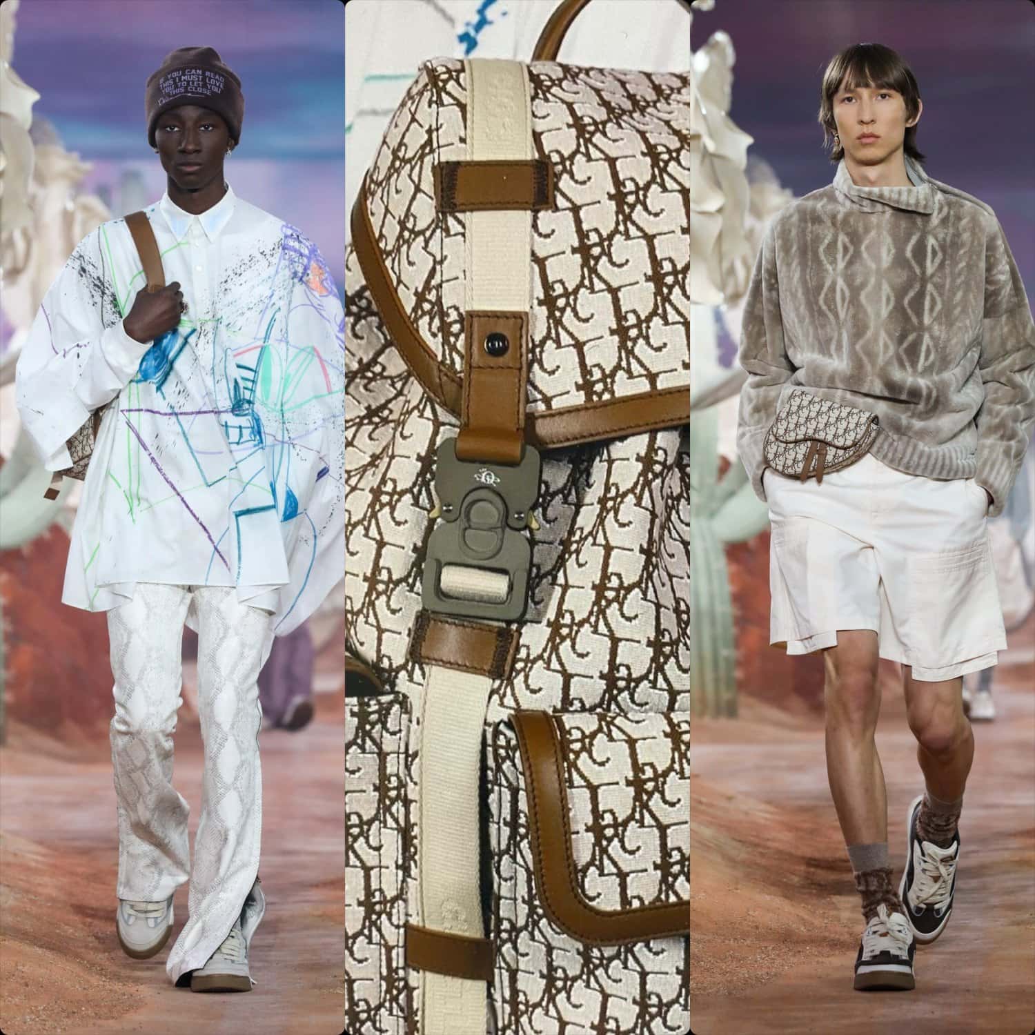 ディオール春夏2022年男性-ディオールサボテンジャック男性 RUNWAY マガジン