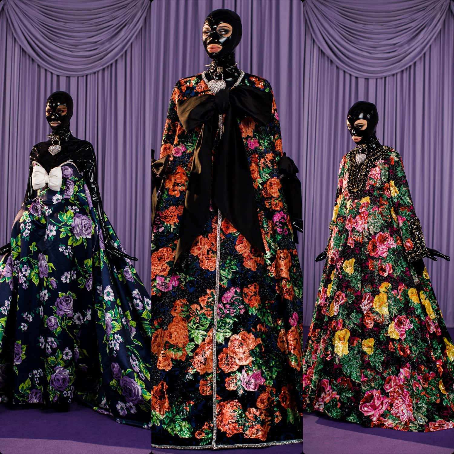 Richard Quinn Automne Hiver 2021-2022 par RUNWAY MAGAZINE