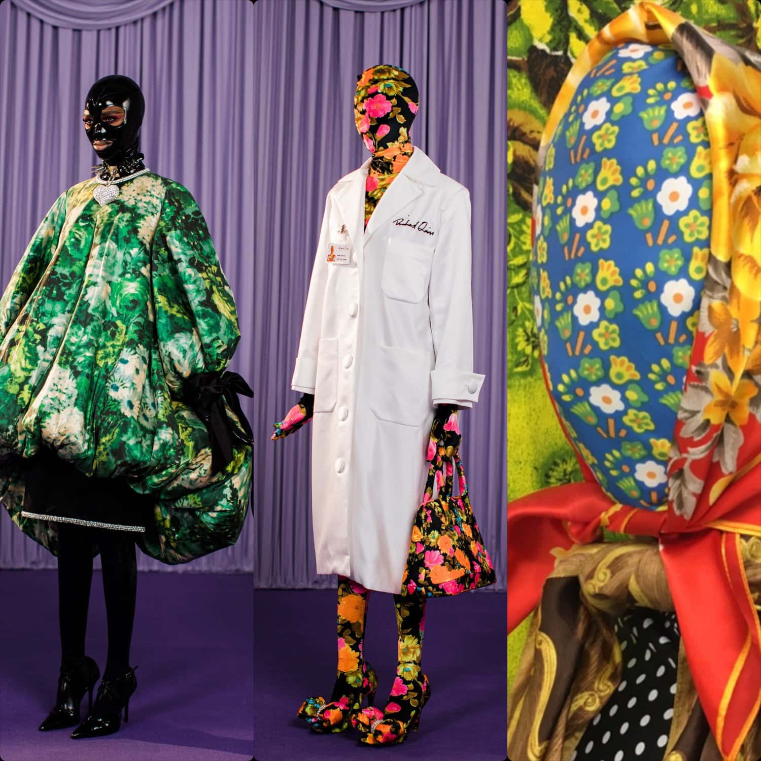 Richard Quinn Automne Hiver 2021-2022 par RUNWAY MAGAZINE