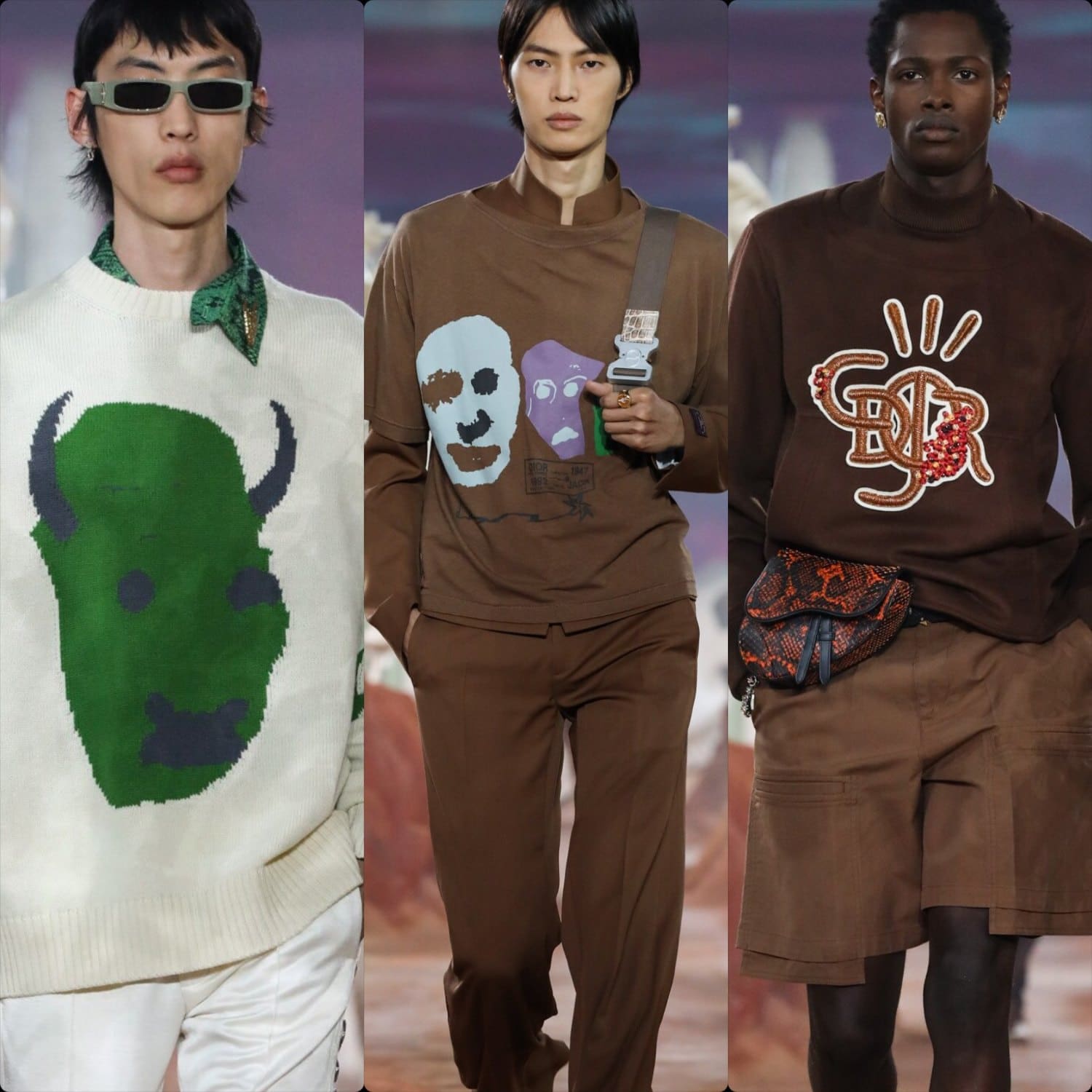 ディオール春夏2022年男性-ディオールサボテンジャック男性 RUNWAY マガジン