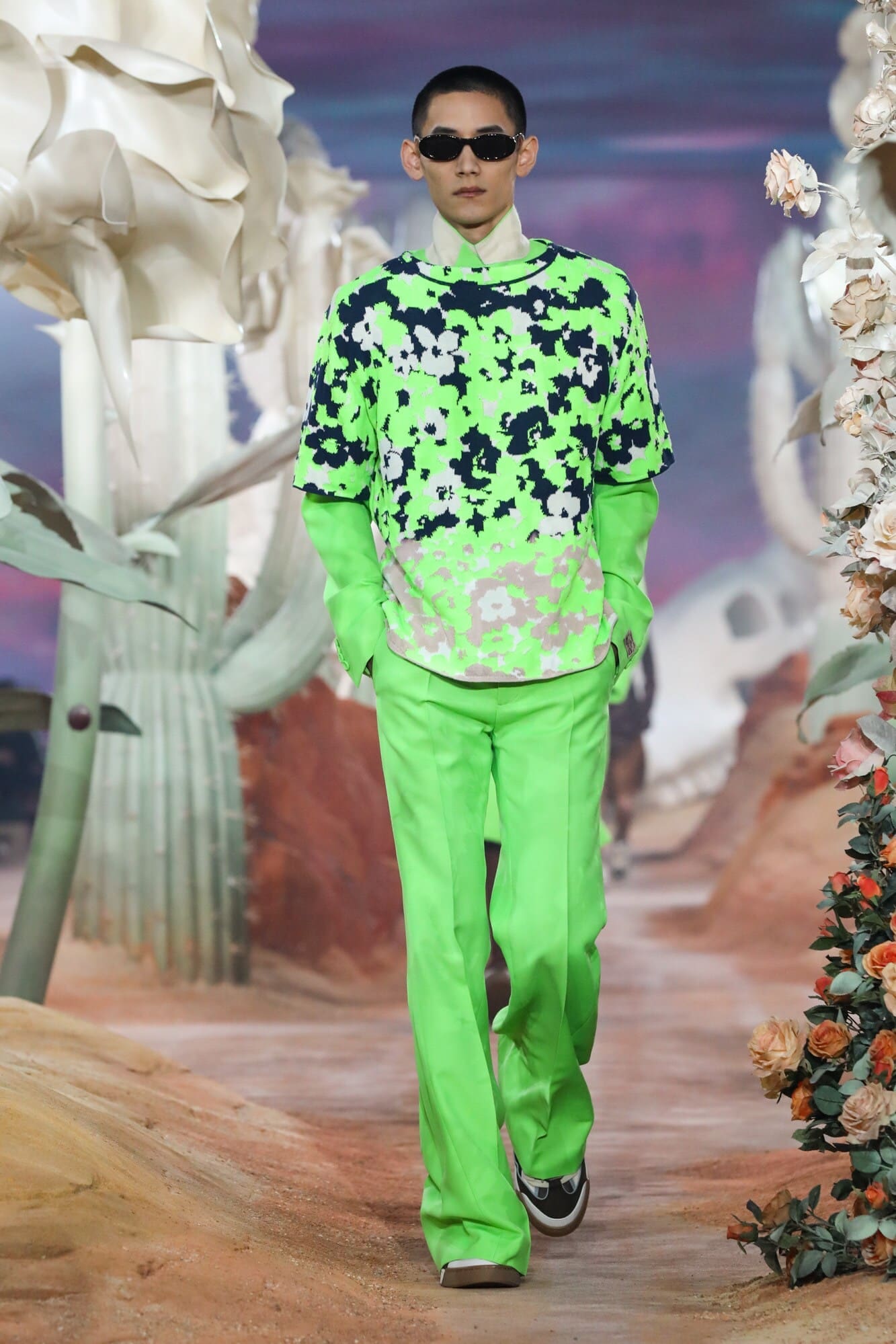 ディオール春夏2022年メンズ RUNWAY マガジン