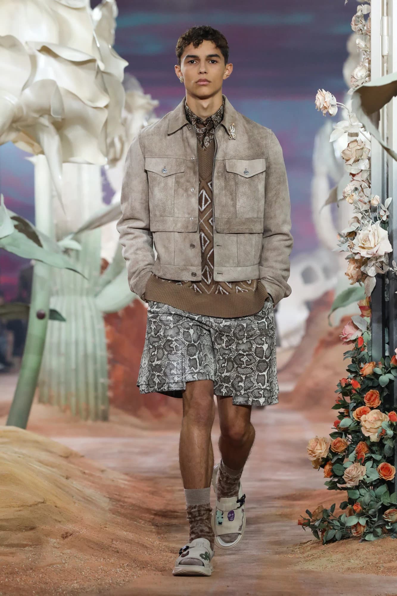 ディオール春夏2022年メンズ RUNWAY マガジン