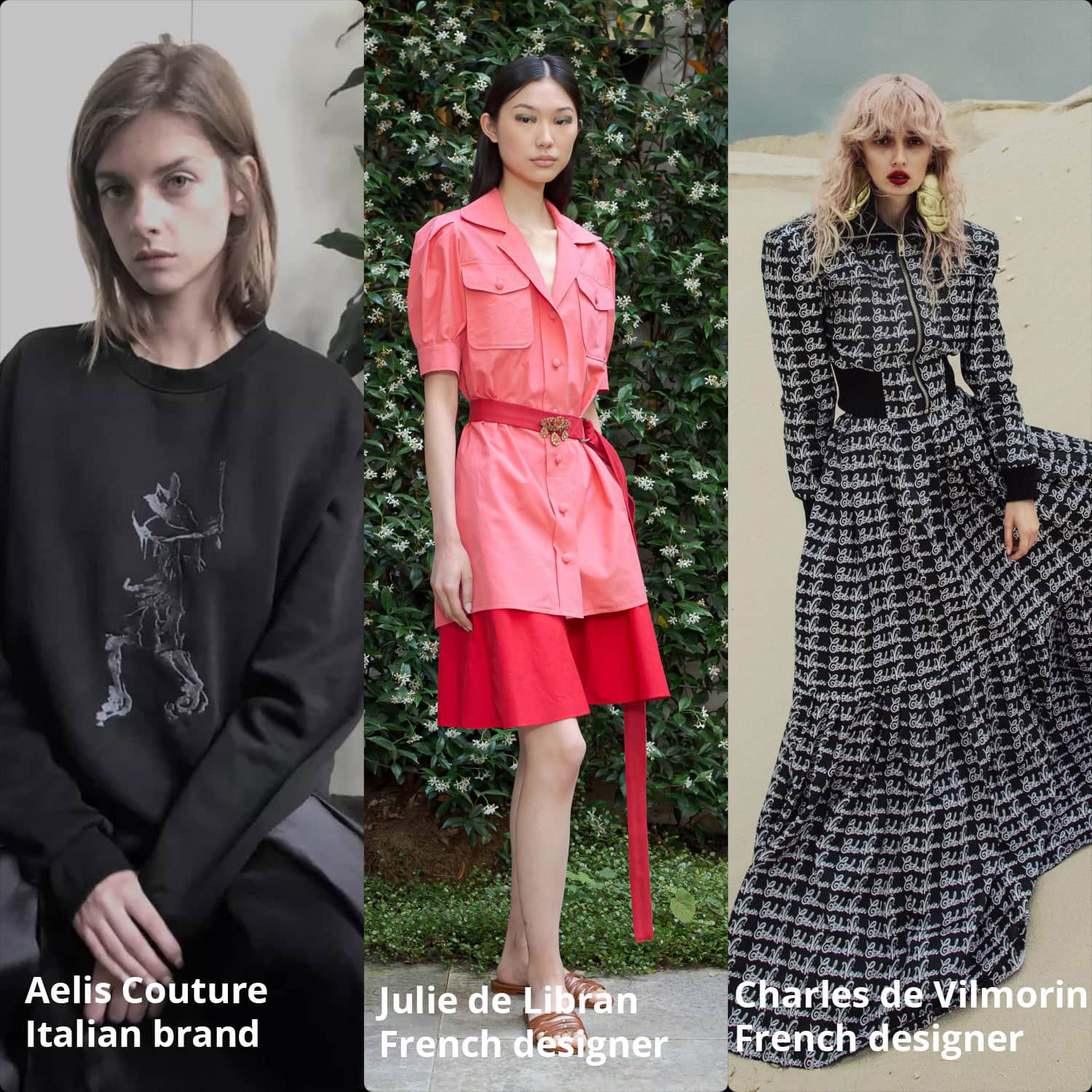 Haute Couture Automne Hiver 2021-2022 Charles de Vilmorin (français), Aelis Couture (italien), Julie de Libran (français) par RUNWAY MAGAZINE