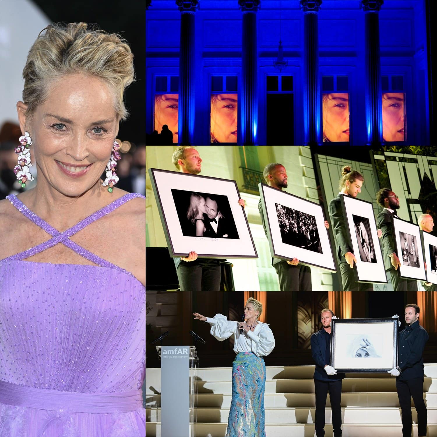 Cannes 2021 amfAR-Gala Sharon Stone von RUNWAY MAGAZIN