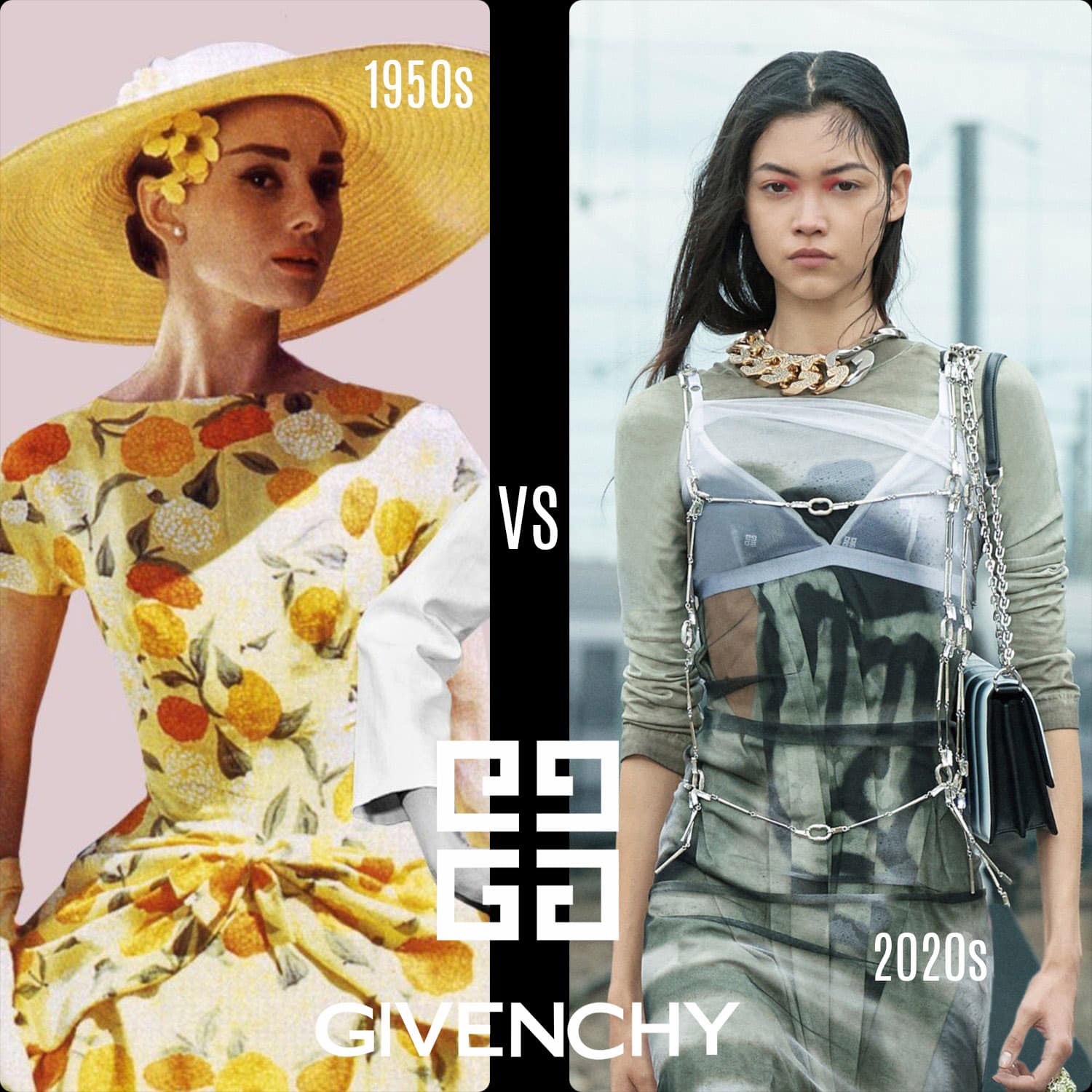 Givenchy 1950s vs Givenchy 2020s by RUNWAY MAGAZINE