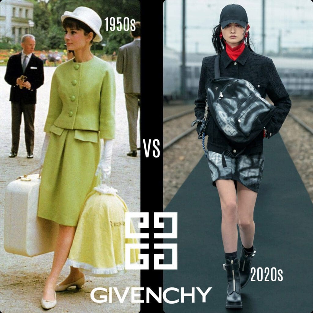 Givenchy 1950s vs Givenchy 2020s by RUNWAY MAGAZINE