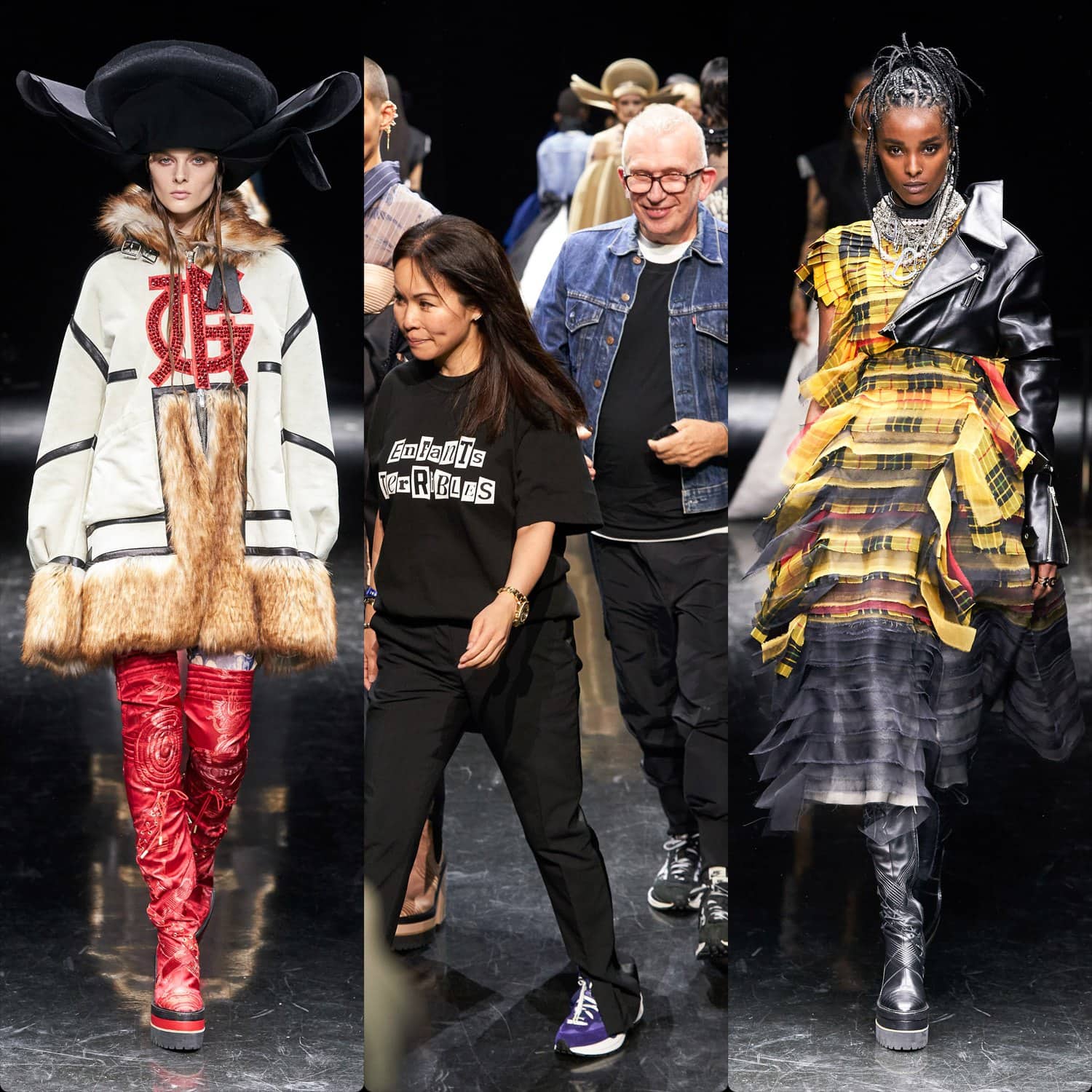 Jean Paul Gaultier x Sacai 的 Chitose Abe Couture 2021-2022 秋冬系列 RUNWAY 杂志