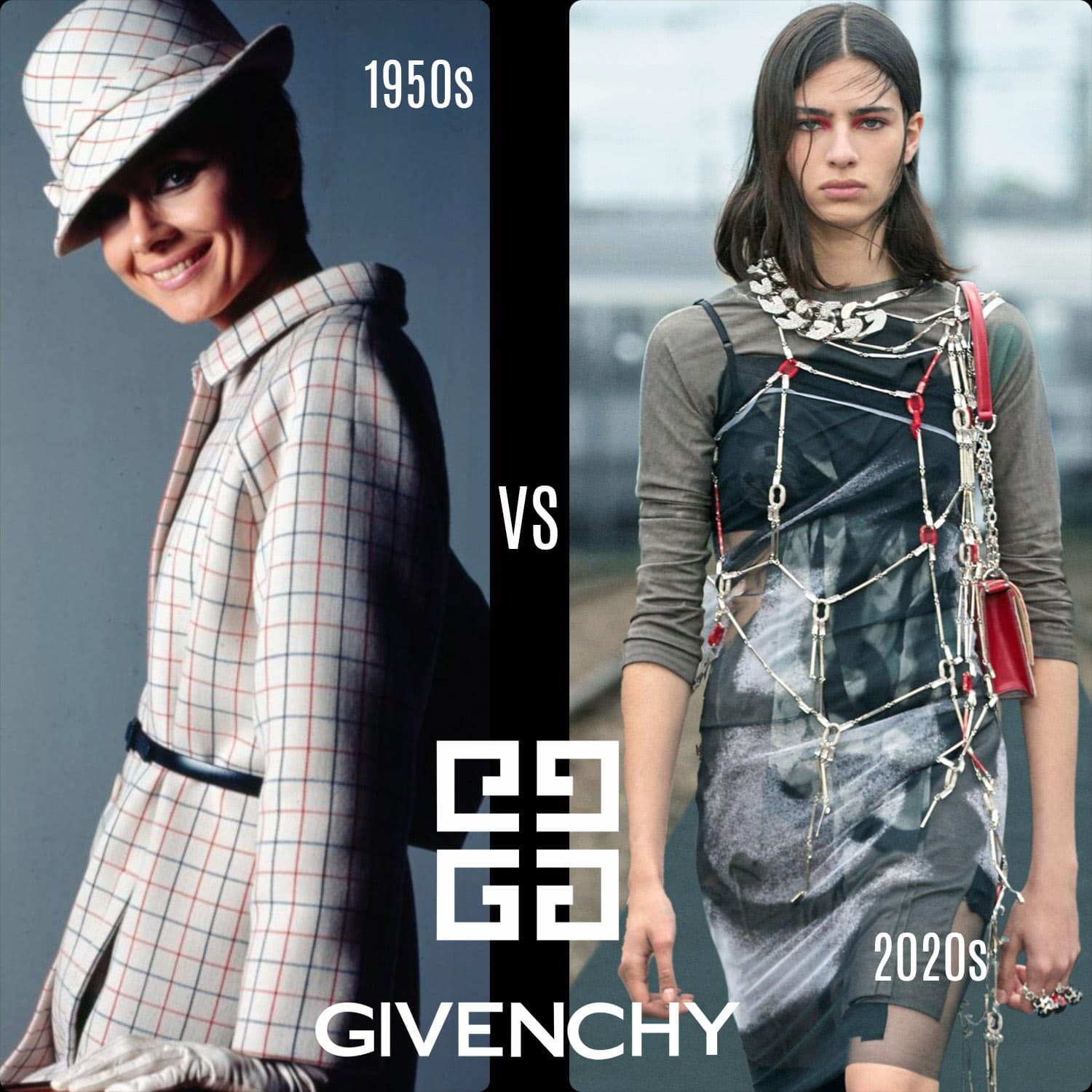 Givenchy 1950s vs Givenchy 2020s by RUNWAY MAGAZINE