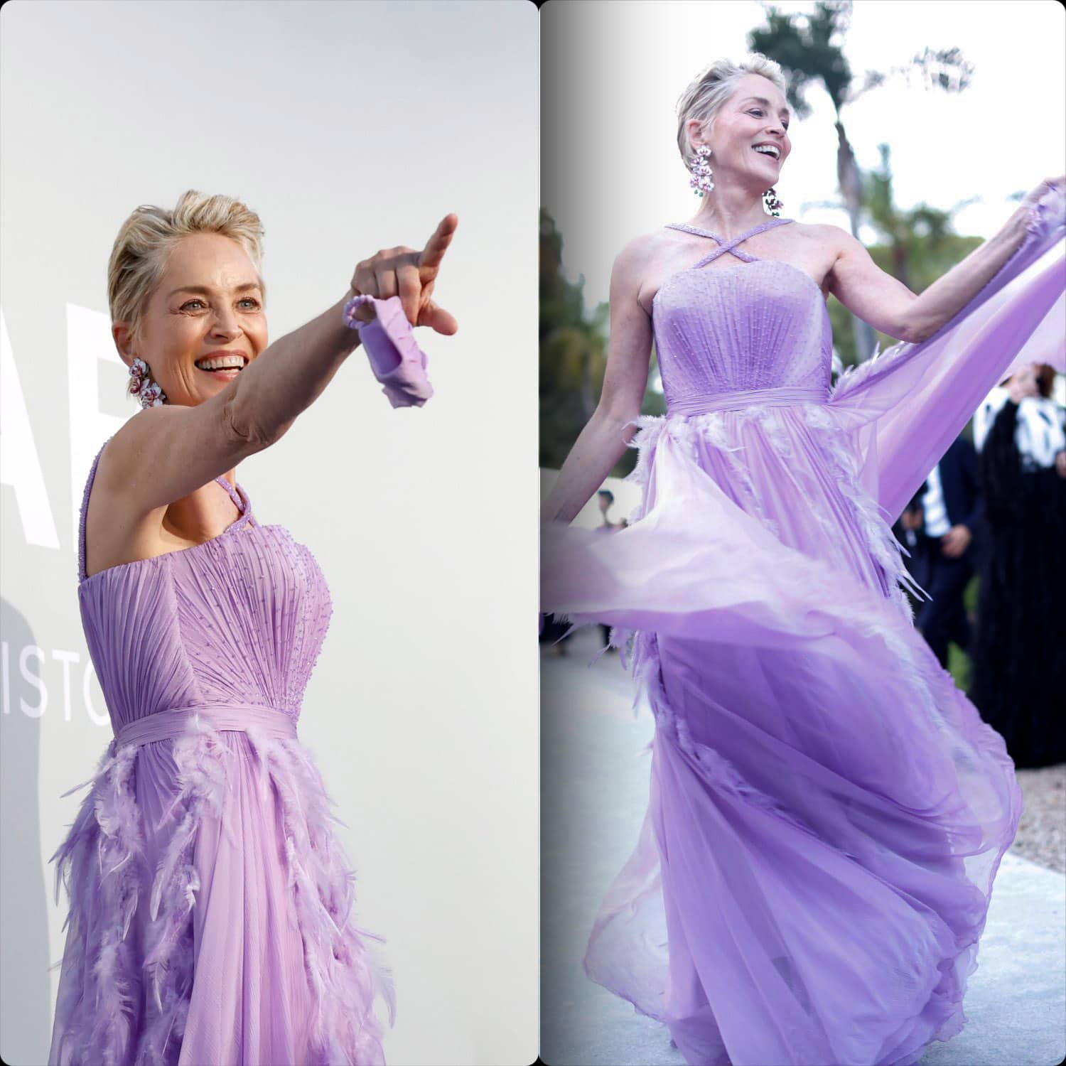 Cannes 2021 amfAR-Gala Sharon Stone in Dolce Gabbana von RUNWAY MAGAZIN