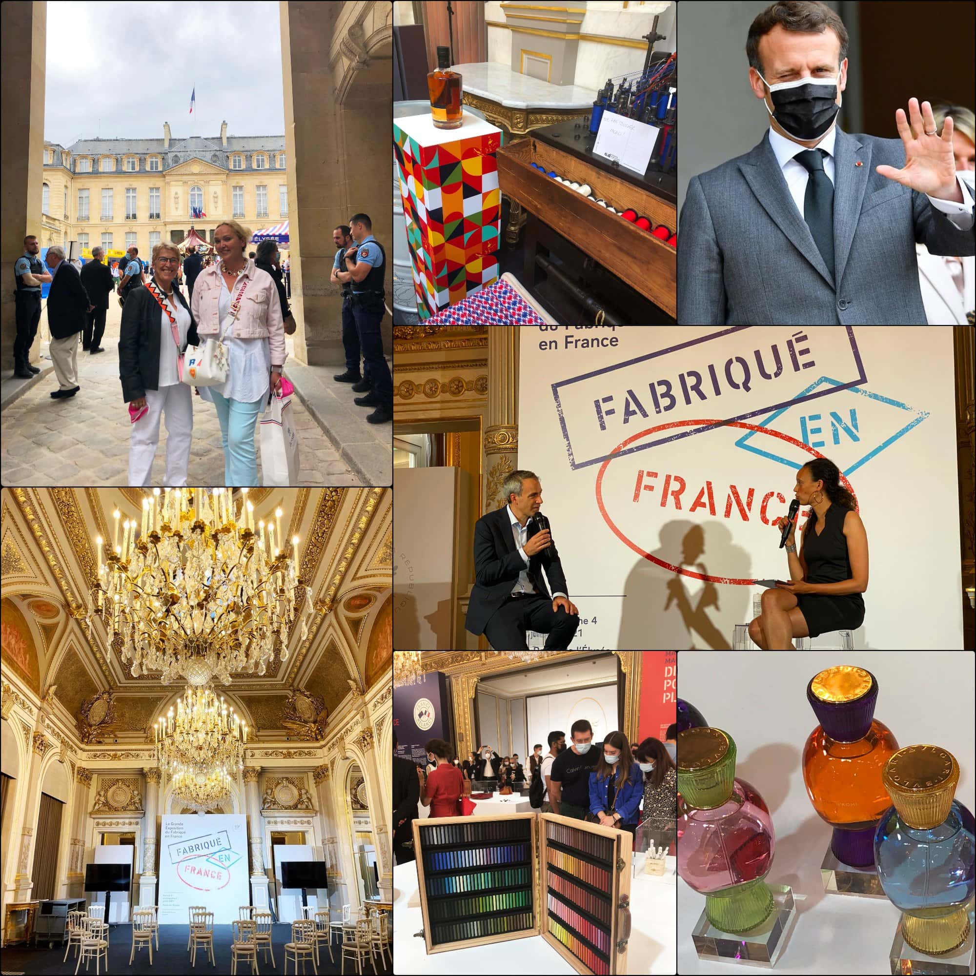 Fabriqué en France 2021 Élysée expo par RUNWAY MAGAZINE. Emmanuel Macron