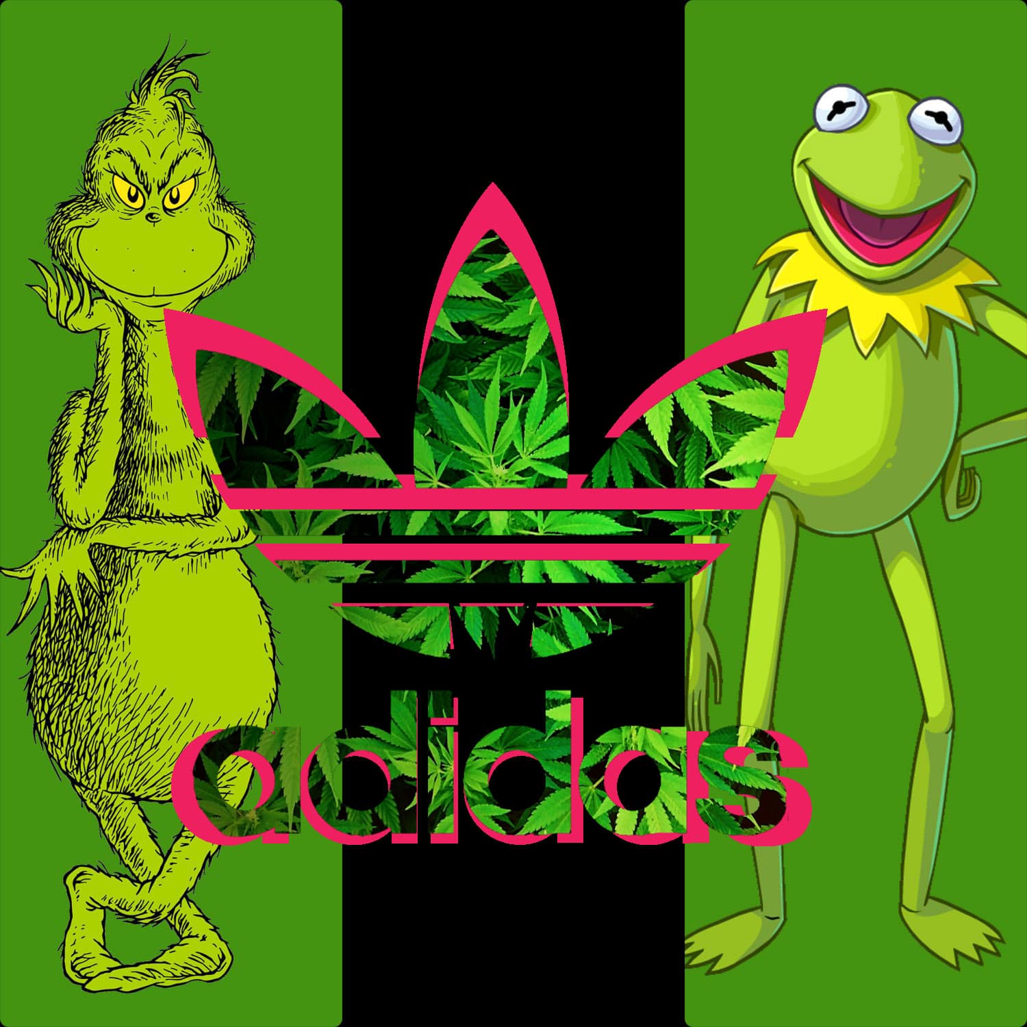 Adidas Not Easy Being Green - Kermit und Grinch von RUNWAY MAGAZIN