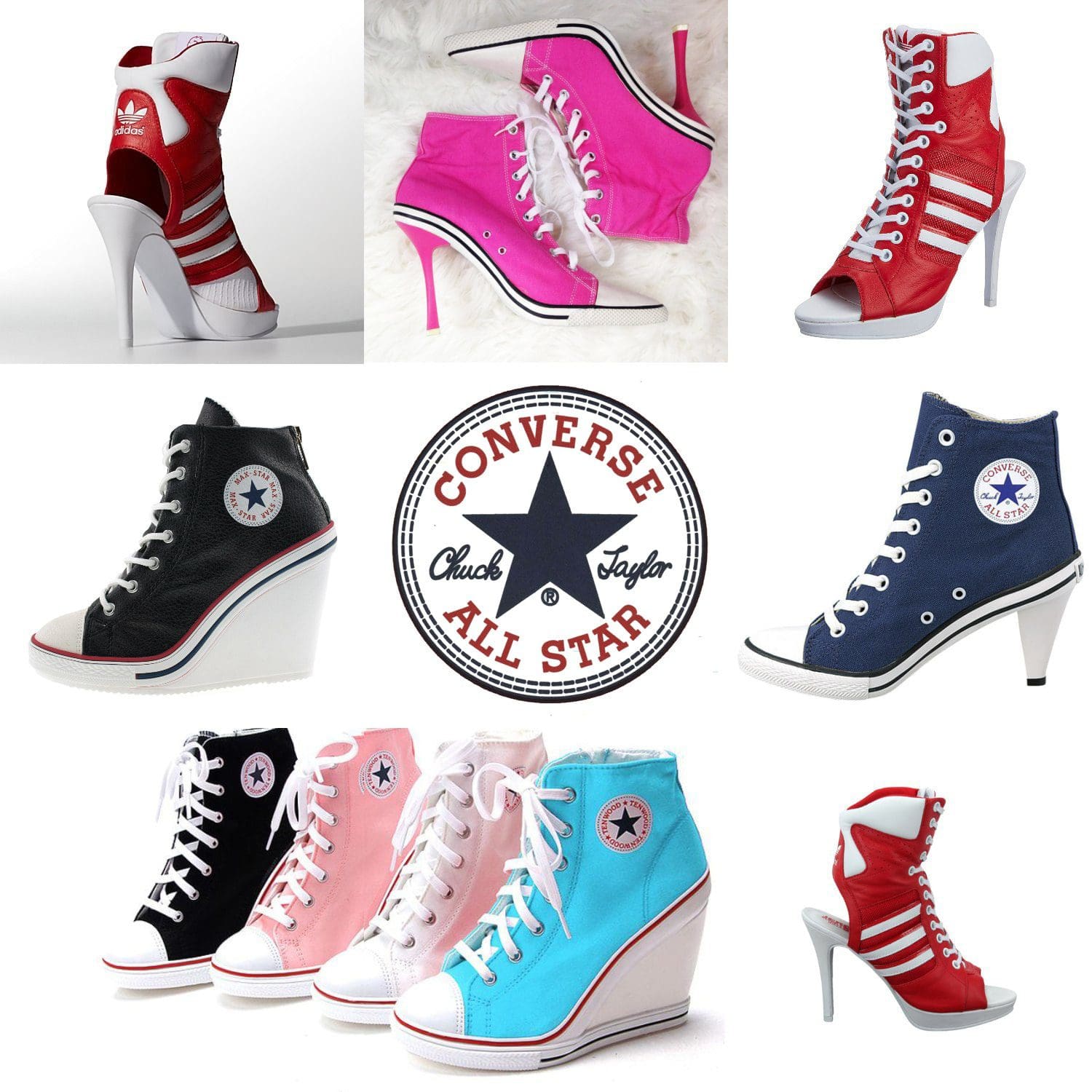 Converse und Adidas High Heels und Stilettos von RUNWAY MAGAZIN