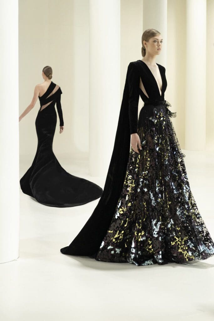 Elie Saab Haute Couture Autunno Inverno 2021-2022 di RUNWAY MAGAZINE