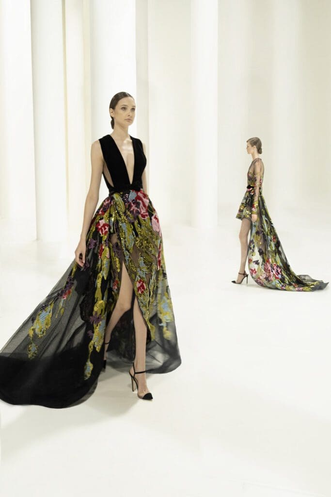 Elie Saab Haute Couture Autunno Inverno 2021-2022 di RUNWAY MAGAZINE