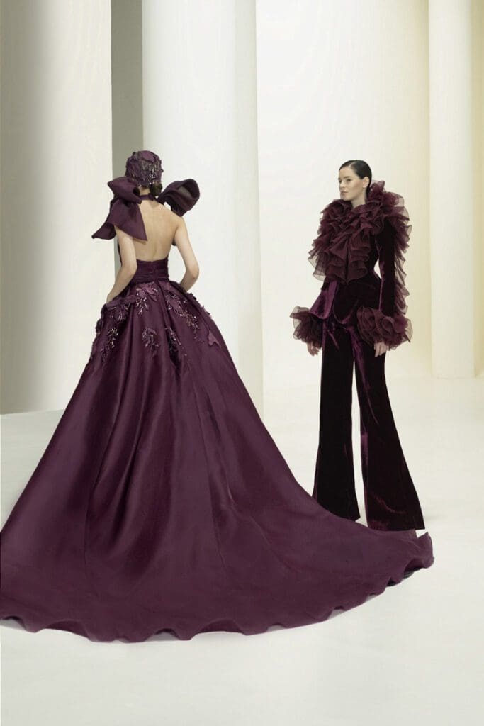 Elie Saab Haute Couture Autunno Inverno 2021-2022 di RUNWAY MAGAZINE