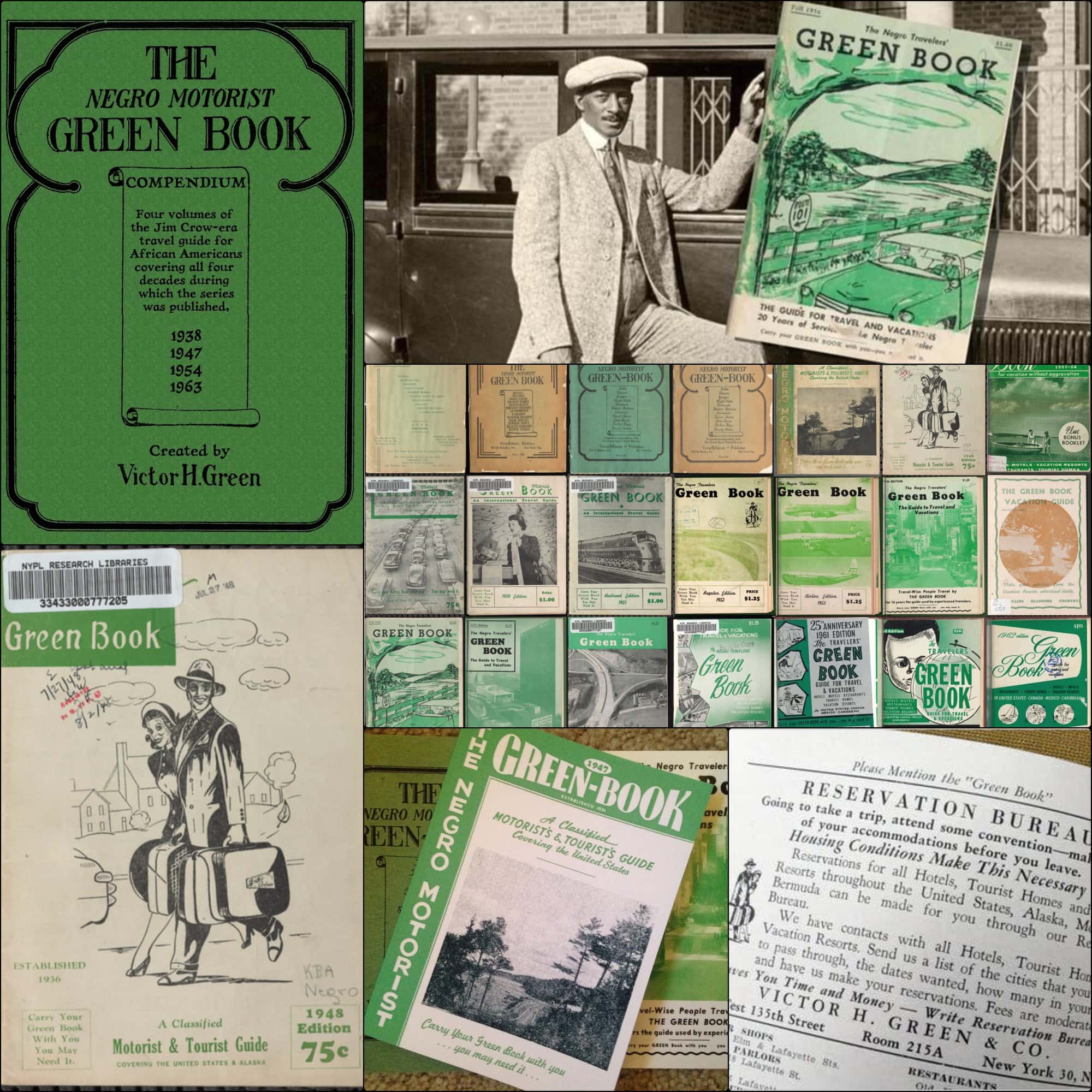 Green Book - Reiseführer für Afroamerikaner von Victor Hugo Green 1936-1966