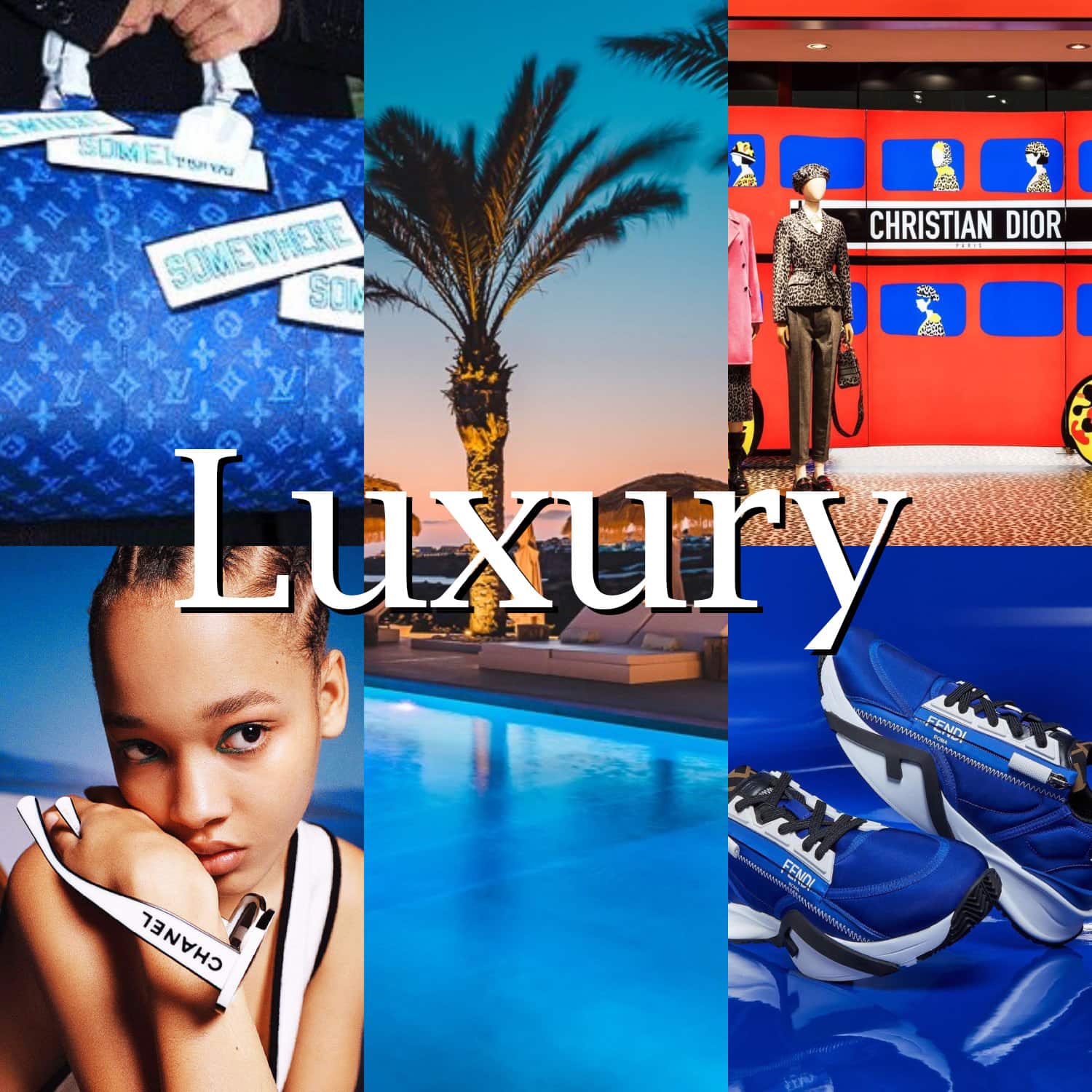 Características de luxo - Marcas de luxo - Chanel, Dior, Louis Vuitton, Fendi