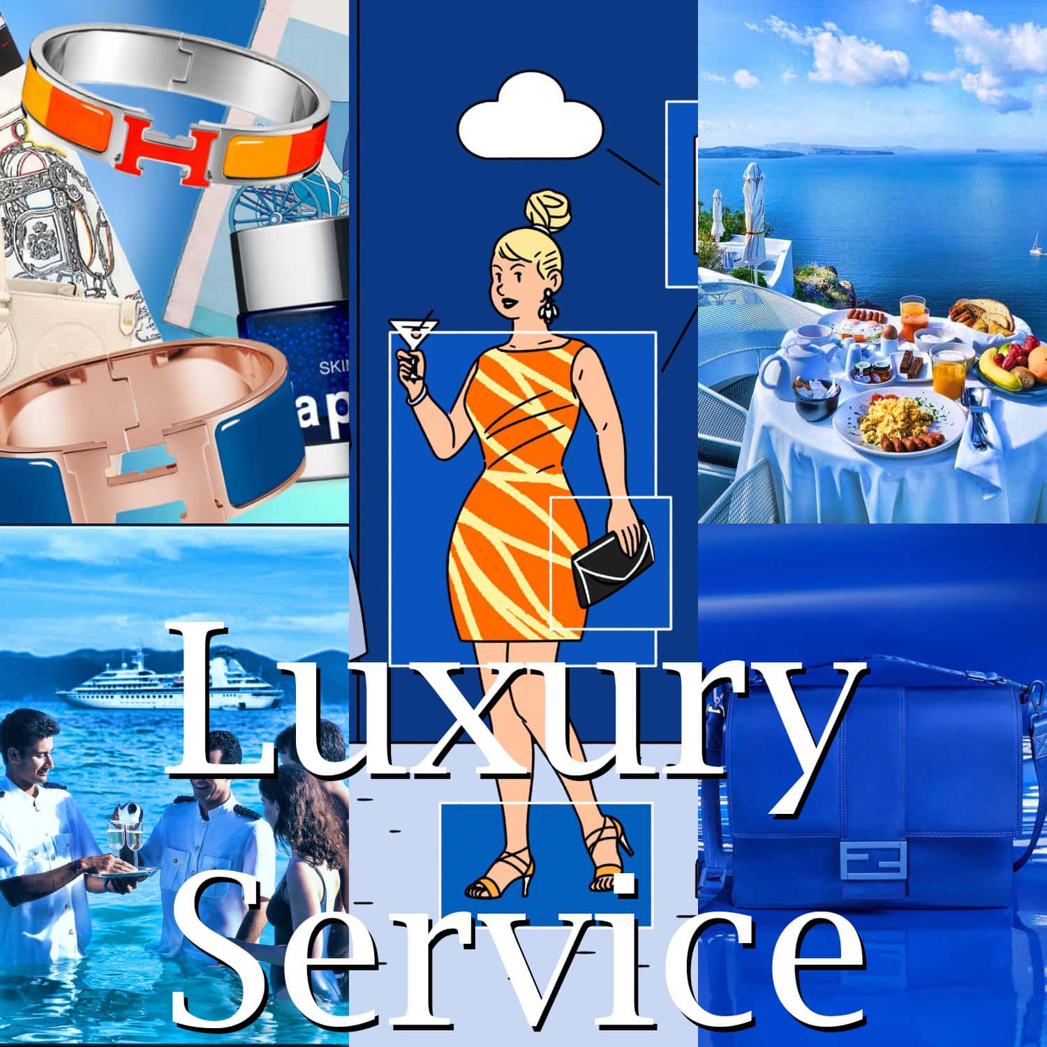 Loja de moda com serviço de luxo