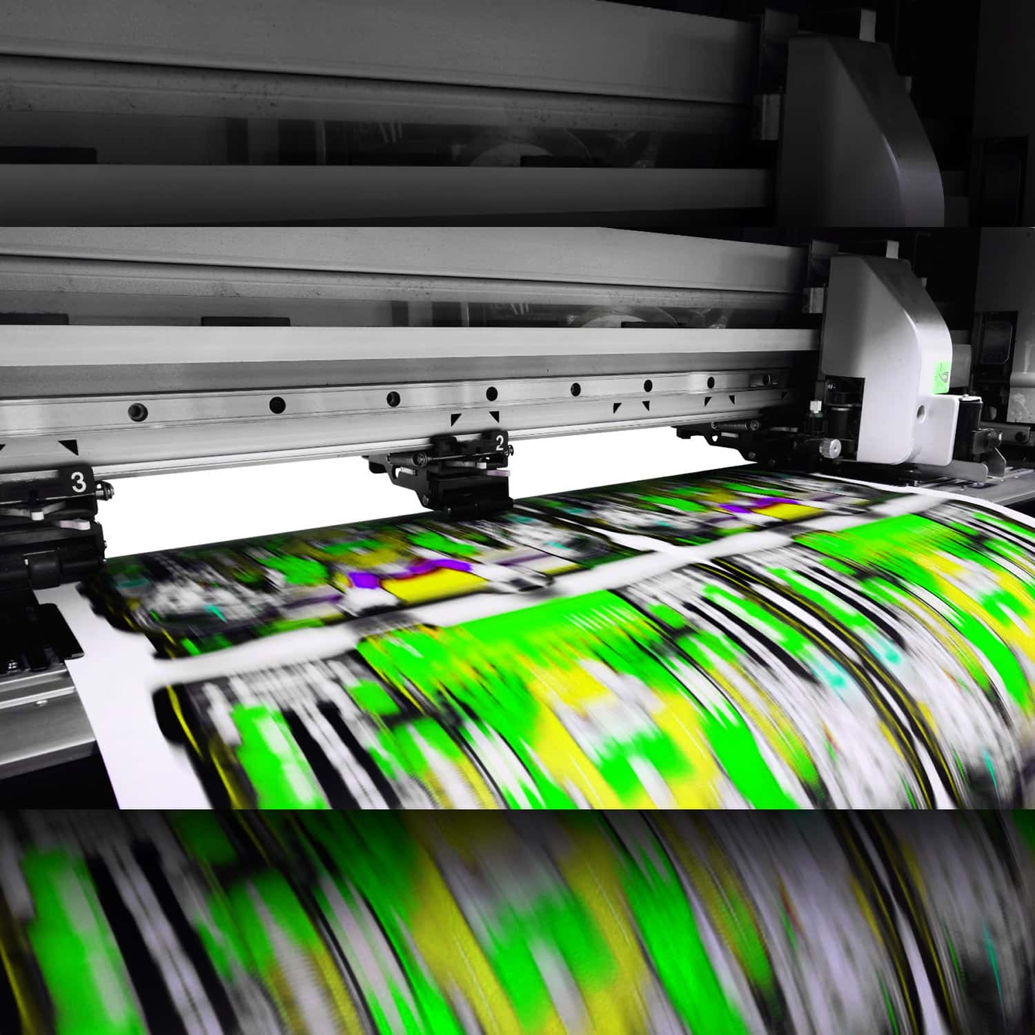 GREEN color printing