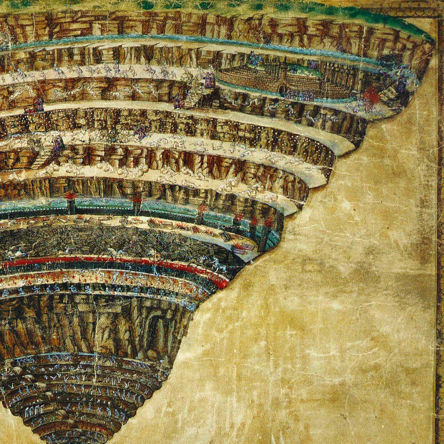 Divine Comedy of Dante Alighieri - Illustration by Sandro Botticelli by RUNWAY MAGAZINE