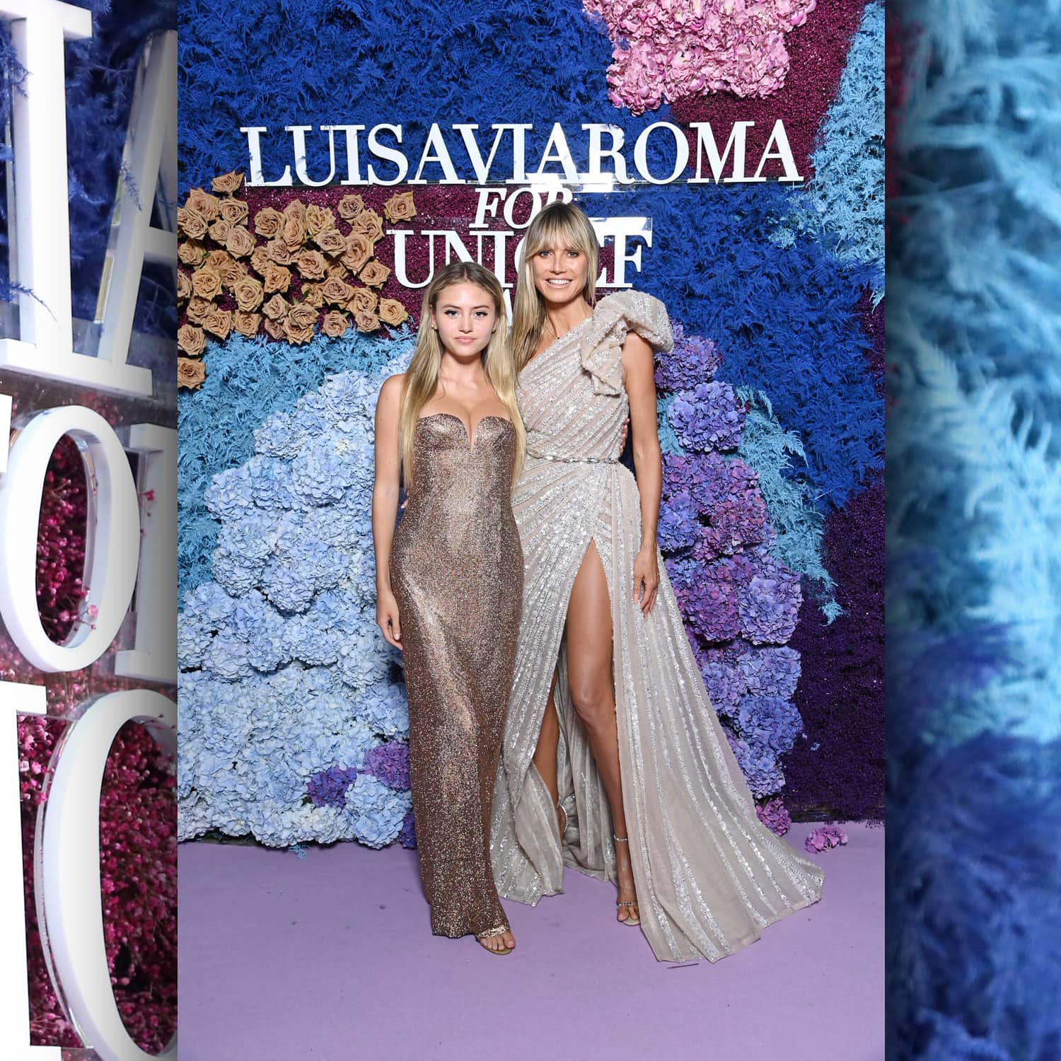 ハイディクルム。 ドイツ系アメリカ人モデルと娘のレニ・クルムが、31年2021月XNUMX日、カプリ島のユニセフのルイーザヴィアローマで RUNWAY マガジン