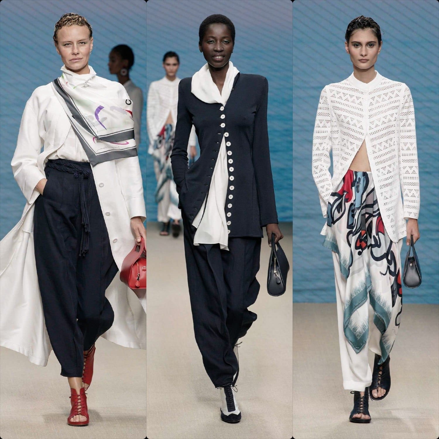 Giorgio Armani Frühling Sommer 2022 Mailand von RUNWAY MAGAZIN