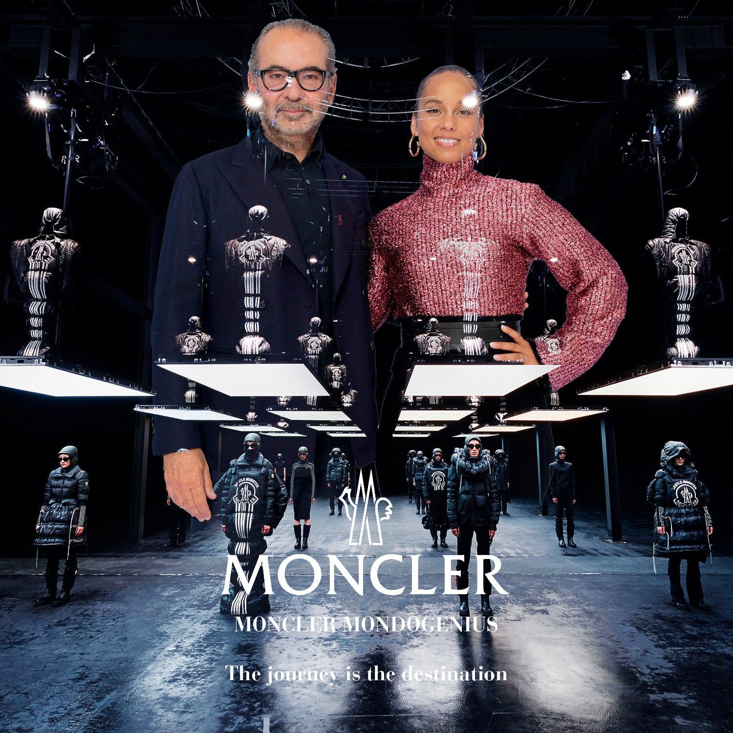 MONCLER MONDOGENIUS - REMO RUFFINI и ALICIA KEYS - Неделя моды в Милане 2021, автор: RUNWAY ЖУРНАЛ
