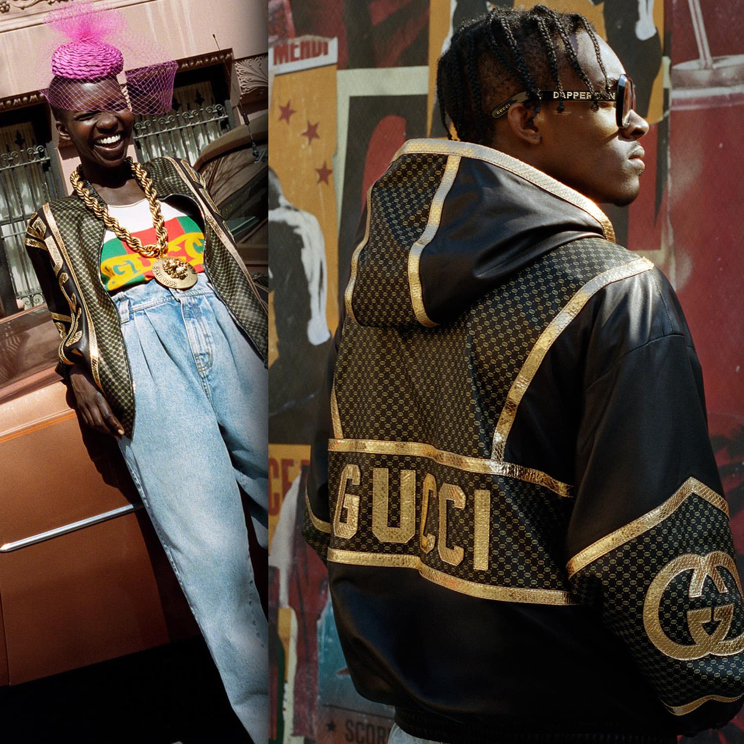 Gucci x Dapper Dan 2017 campaign by RUNWAY MAGAZINE