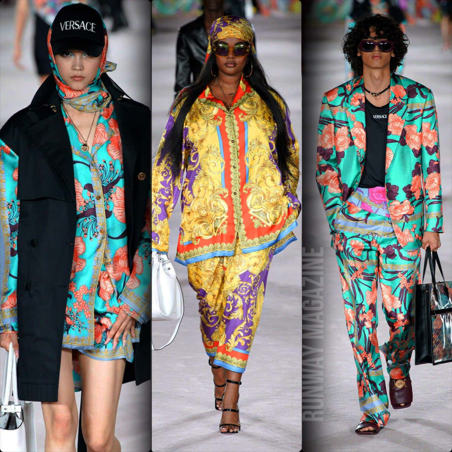 Versace Spring Summer 2021 Milan by RUNWAY MAGAZINE