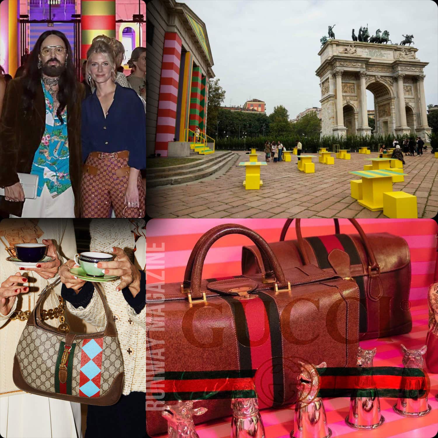 Coffre Gucci - digital ouverture du concept store par RUNWAY MAGAZINE