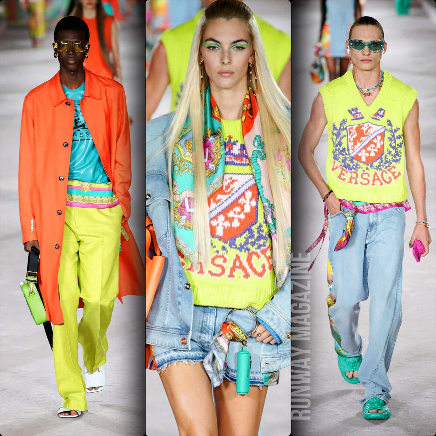 Versace Spring Summer 2021 Milan by RUNWAY MAGAZINE