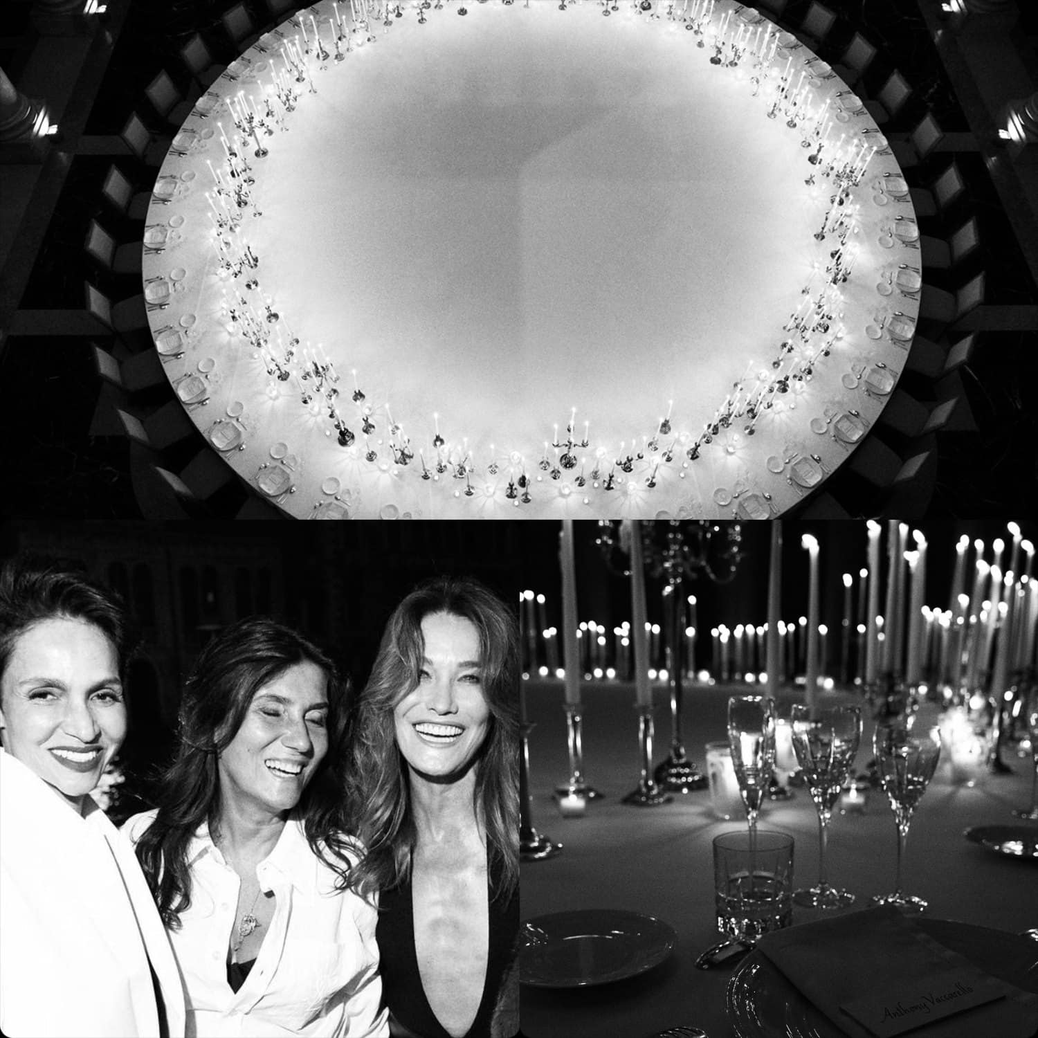 Carla Bruni au Dîner Saint Laurent Hypervenezia Au Palazzo Grassi par RUNWAY MAGAZINE