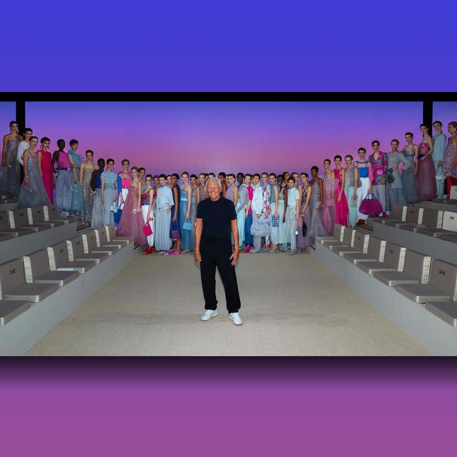 Giorgio Armani Frühling Sommer 2022 Mailand von RUNWAY MAGAZIN