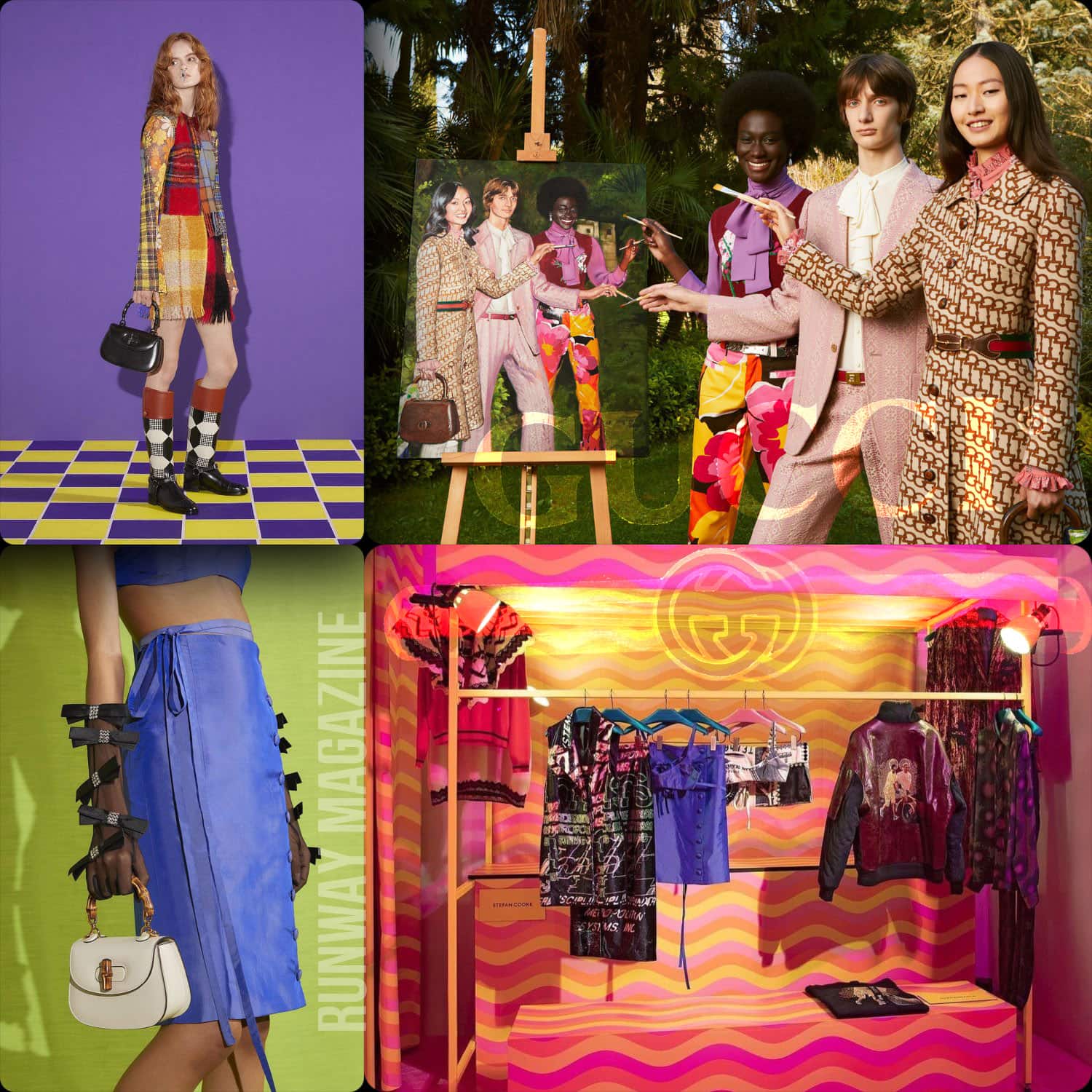 Coffre Gucci - digital ouverture du concept store par RUNWAY MAGAZINE