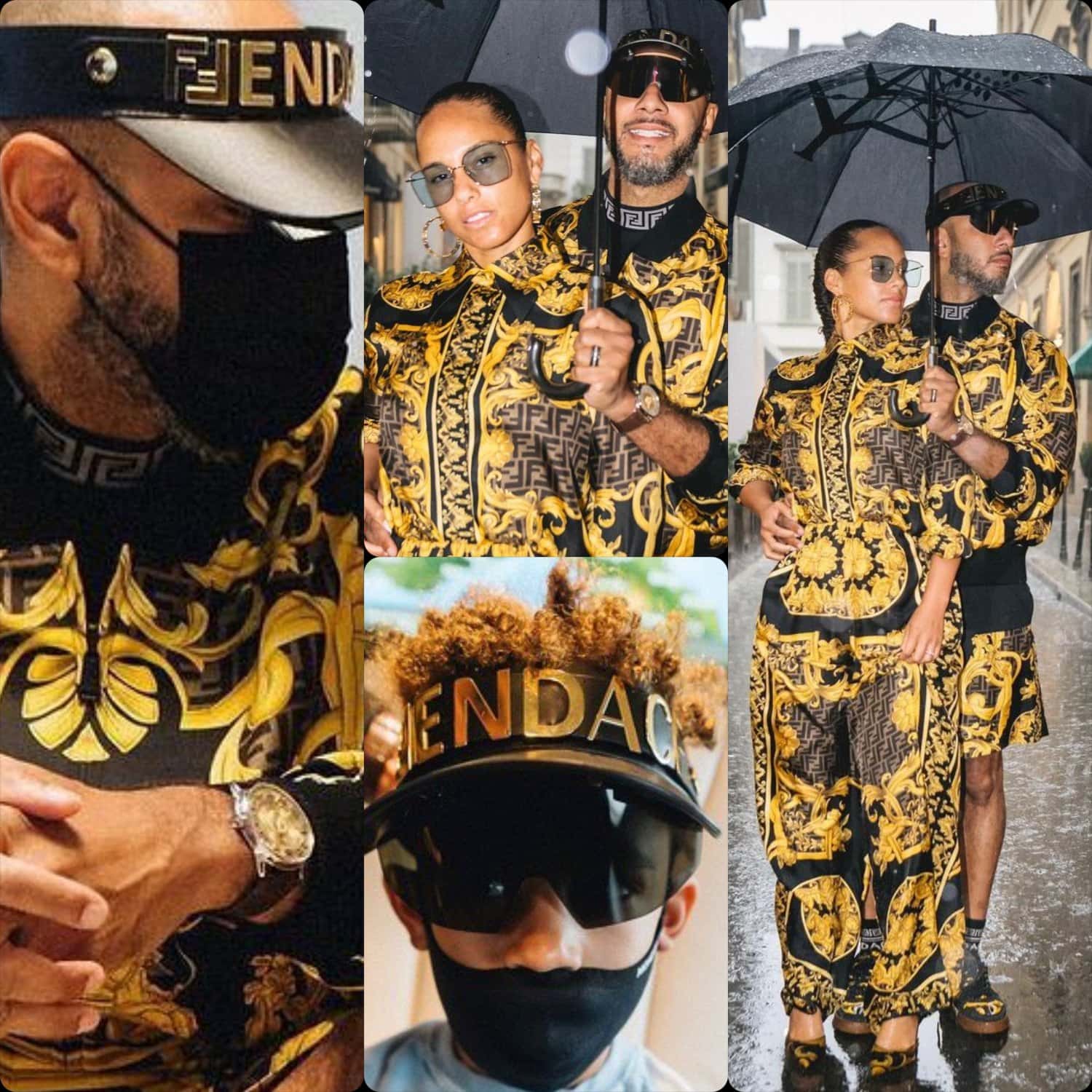 Alicia Keys in Versace Fendi - Fendace - The Swap -2021 by RUNWAY MAGAZINE