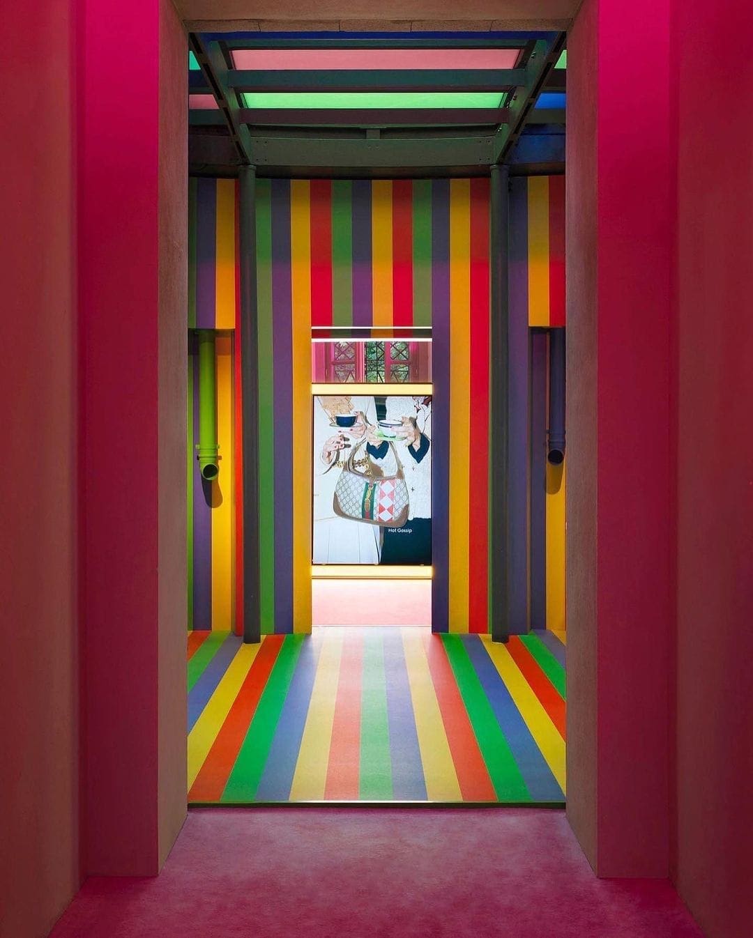 Coffre Gucci - digital ouverture du concept store par RUNWAY MAGAZINE