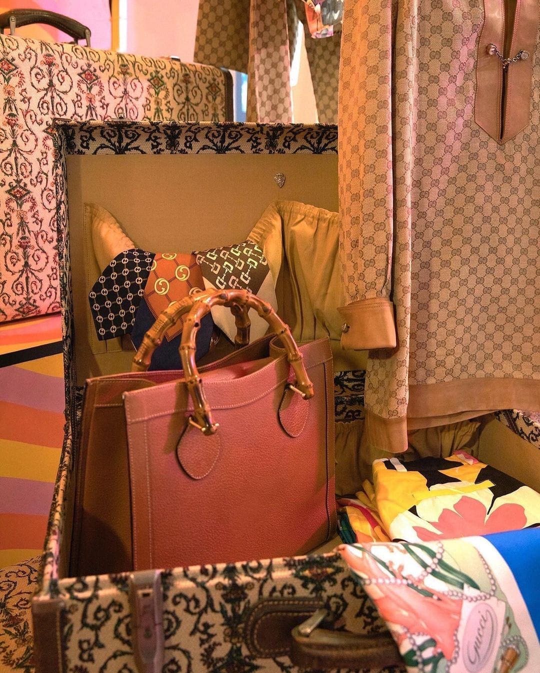 Coffre Gucci - digital ouverture du concept store par RUNWAY MAGAZINE