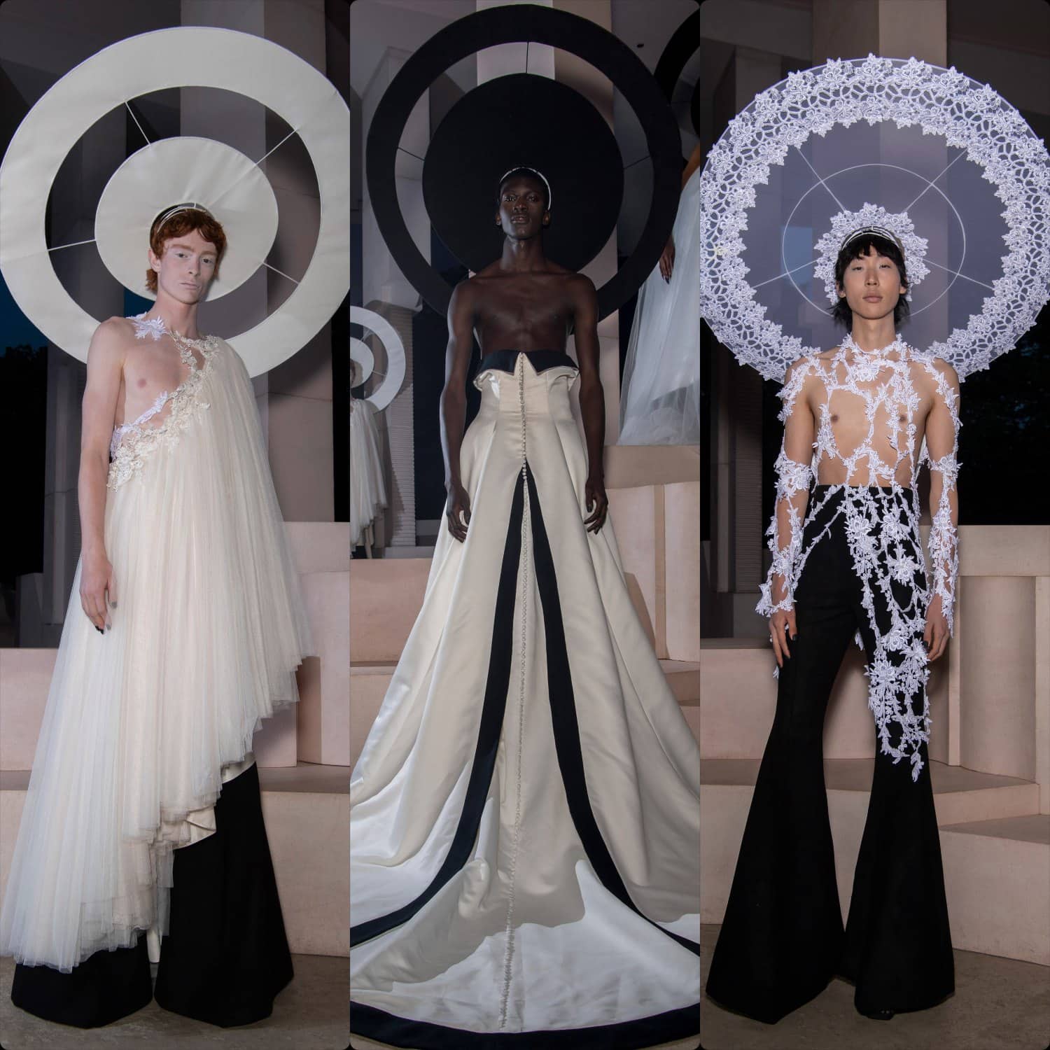 Harris Reed Printemps Été 2022 Londres par RUNWAY MAGAZINE