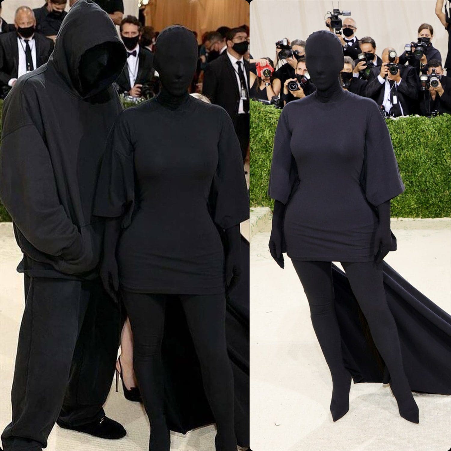 Kim Kardashian Demna Gvasalia a Balenciaga al Met Gala 2021 di RUNWAY MAGAZINE