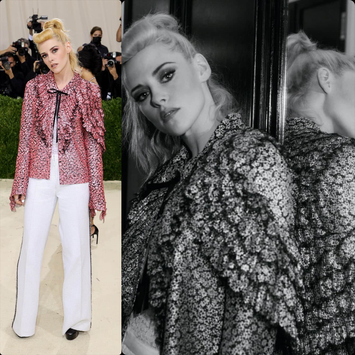Kristen Stewart in Chanel al Met Gala 2021 di RUNWAY MAGAZINE
