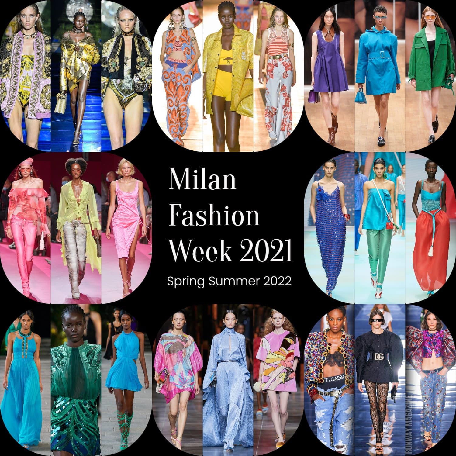 Milan Fashion Week 2021 - Spring Summer 2022 Season by RUNWAY MAGAZINE