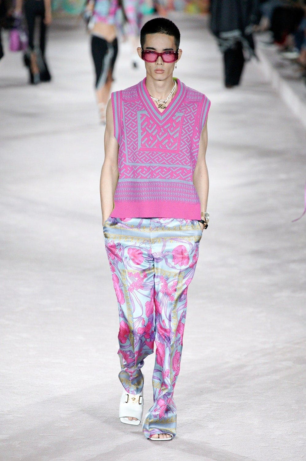Versace Spring Summer 2021 Milan by RUNWAY MAGAZINE