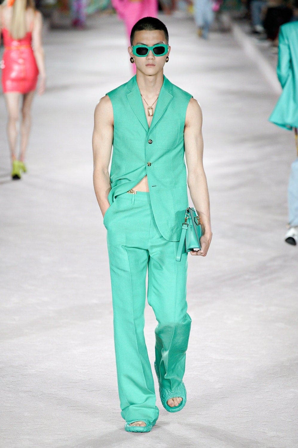 Versace Spring Summer 2021 Milan by RUNWAY MAGAZINE