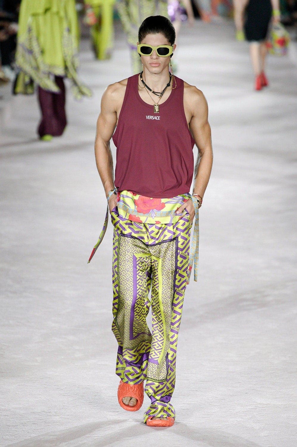 Versace Spring Summer 2021 Milan by RUNWAY MAGAZINE