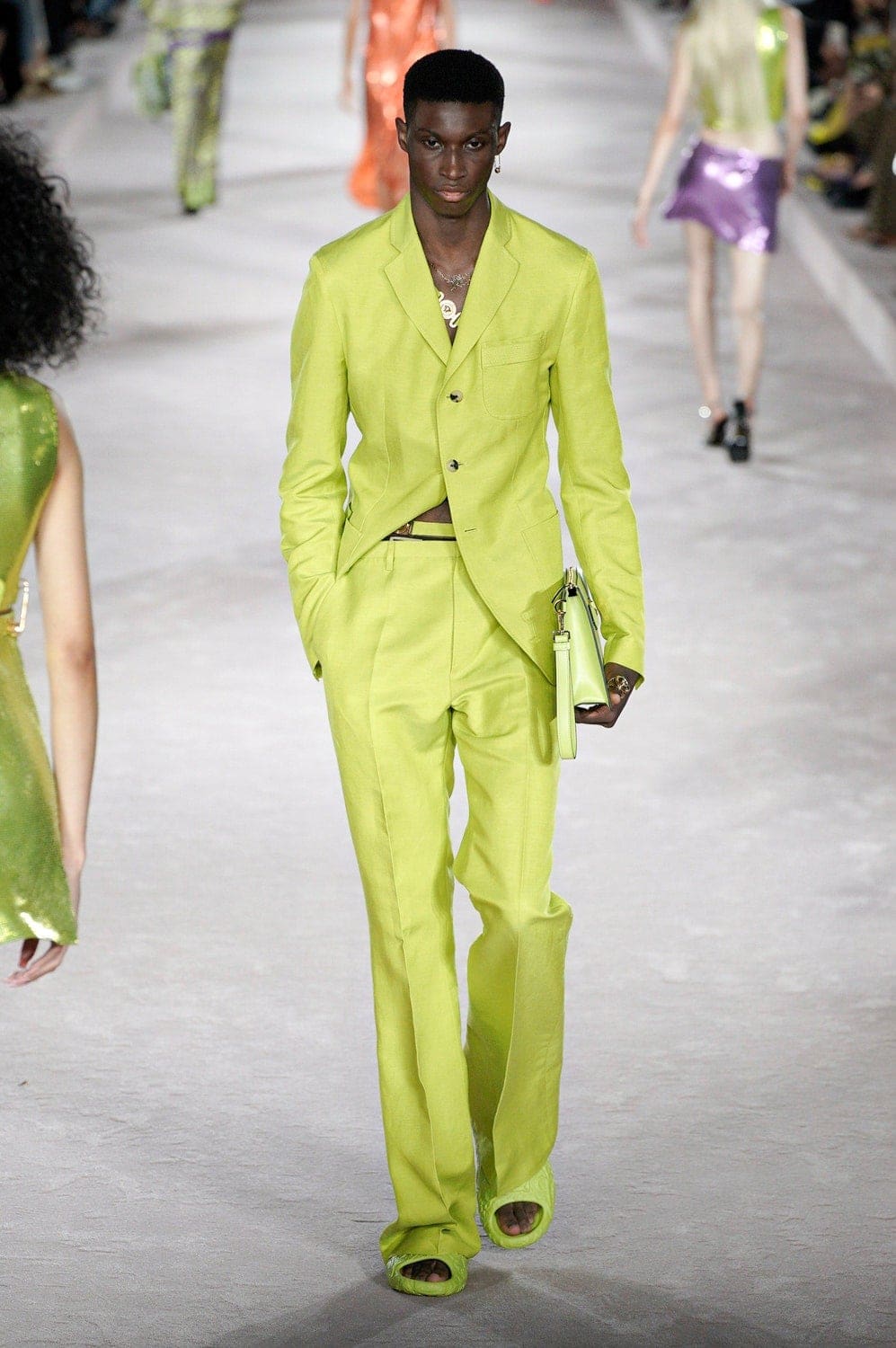 Versace Spring Summer 2021 Milan by RUNWAY MAGAZINE