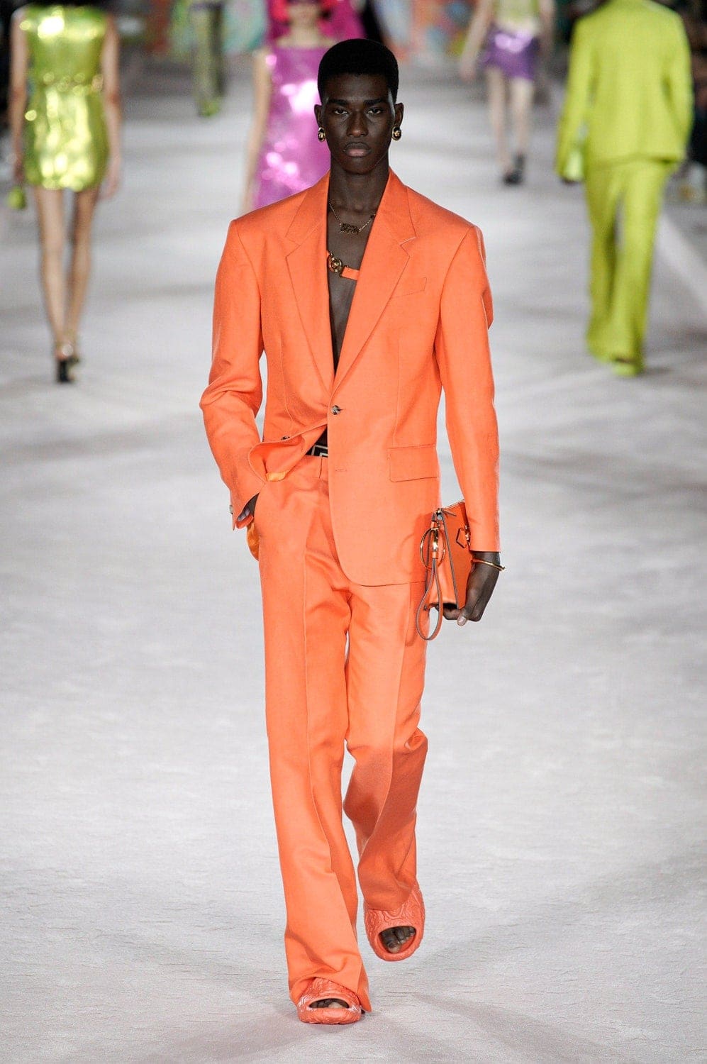 Versace Spring Summer 2021 Milan by RUNWAY MAGAZINE